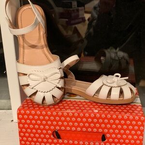 Charming White Kids' Sandals